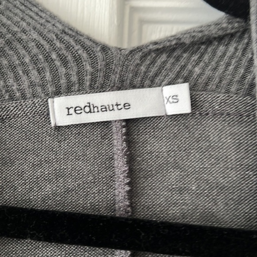 Red haute grey pocket duster size XS - Picture 2 of 8